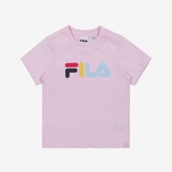 Fila Colorful Round - Poikien Poolopaita - VaaleanPinkki | FI-90523